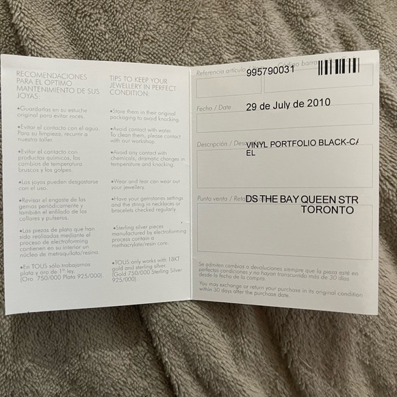 Vintage Authentic Tous Leather Folder/Clutch - Picture 2 of 12